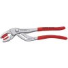 Kliešte na sifóny a lisovacie kliešte na konektory, chrómované 250 mm KNIPEX 81 13 250