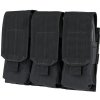 CONDOR OUTDOOR sumka MOLLE na zásobníky 3xM16 ČIERNA