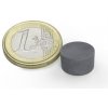 SOLLAU Feritový magnet valec D 14x8 mm, Ferit, Y30, bez povrchovej úpravy