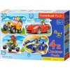 mamido Puzzle 4v1 8,12,15,20 dielikov Jazda pre zábavu