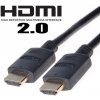 PremiumCord HDMI 2.0 High Speed + Ethernet, pozlátené konektory, 2m kphdm2-2