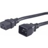 PremiumCord Kábel sieťový predlžovací 230V 16A 3m, konektory IEC 320 C19 - IEC 320 C20 kpsa