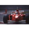Plagát, Obraz - Michael Schumacher in a Ferrari F310B at the Belgian GP, Spa Francorchamps, Belgium, 1997, 40 × 26.7 cm