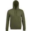 SOL'S | Snake, Unisex mikina s kapuc., zelená army, XS