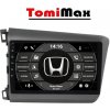 TomiMax Honda Civic Android 13 autorádio s WIFI, GPS, USB, BT HW výbava: QLED 4 Core 2GB+32GB LOW - iba displej A,C