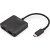 DIGITUS USB-C - 2x HDMI MST Video Hub DP 1.4, HDMI 2.0, 4K/60Hz