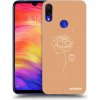 Picasee silikónový čierny obal pre Xiaomi Redmi Note 7 - Peonies