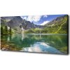 Moderný obraz canvas na ráme Morské oko Tatry 100x50 cm