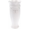 Keramická váza Vallada biela 11,5 x 25 x 11,5 cm