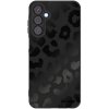 Picasee silikónový čierny obal pre Samsung Galaxy A25 A256B 5G - Midnight Leopard
