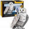 CubicFun 3D puzzle National Geographic: Sněžná sova 62 ks