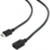 Kábel HDMI-HDMI M/ F 1, 8m, 1.4, predlžovací čierny CC-HDMI4X-6