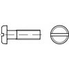 TOOLCRAFT TO-6866634 skrutky s plochou hlavou M6 10 mm drážka ocel pozinkované 200 ks; TO-6866634