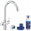 Grohe Blue Pure - Set drezovej batérie StartCurve s filtráciou, chróm - 30593000
