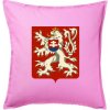 Znak ČSR - Československá republika (1948–1960) - Vankúš 50x50 - 50x50 - Iba poťah ( Ružová )