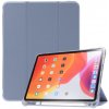 AppleKing smart puzdro so stojančekom a priestorom na Apple Pencil pre iPad Air 4 (2020) / Air 5 (2022) - modrosivé - možnosť vrátiť tovar ZADARMO do 30tich dní
