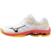 Pánska volejbalová obuv Mizuno, WAVE VOLTAGE 2 biela,žltá,čierna,lososová, 45 EU