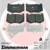 Sada brzdových platničiek, vždy 4 kusy v sade ZIMMERMANN 22893.165.1 (228931651)