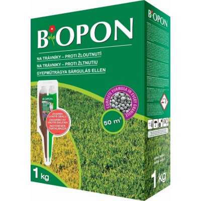 Biopon na trávniky proti žltnutiu 1 kg