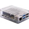 52Pi Puzdro pre RPi 5 s aktívnym chladením Armor lite V5 transparentné