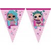 Procos Girlanda vlajková LOL Glitterati 230 cm