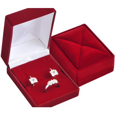 JK Box Zamatová krabička na sadu šperkov RE-06/A10/A10