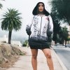 Yakuza dámska dlhá mikina na zips Curtain GLHZB 26127 black Farba: čierna, Veľkosti dámske: XS
