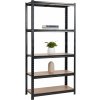 Lakovaný kovový regál Mamutex Standard 1600x800x400 mm – 5 políc, nosnosť 875 kg