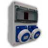 43518.020000 IP65 zásuvková kombinácia osadzaná ELEKTRIUM