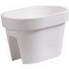 PROSPERPLAST Kvetináč LOFLY RAILING bielý 39,6cm