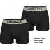 Lonsdale Oxfordshire Pánske Boxerky Balenie 2ks Šedo Čierne Farba: čierna, Veľkosť: M