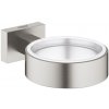 Držiak pohárov GROHE ESSENTIALS Cube bez skleničkysupersteel 40508DC1