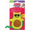 Hračka Kong cat avokádo s klbkom zelené, polyester