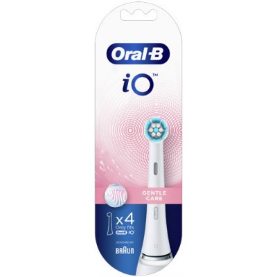 ORAL-B iO gentle care white čistiace náhradné hlavice 4 ks