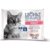 MONGE LECHAT EXCELLENCE ADULT hovädzie/losos multi pack 4x100g kapsička