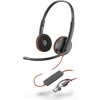 Poly náhlavní souprava Blackwire 3220, USB-C/A adaptér, stereo 8X228AA