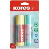 Lepiaca tyčinka, v tube pastelovej farby, 2x40 g, KORES, mix farieb