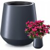 Kvetináč plast sivý Prosperplast 44 cm x 44 cm x 44 cm