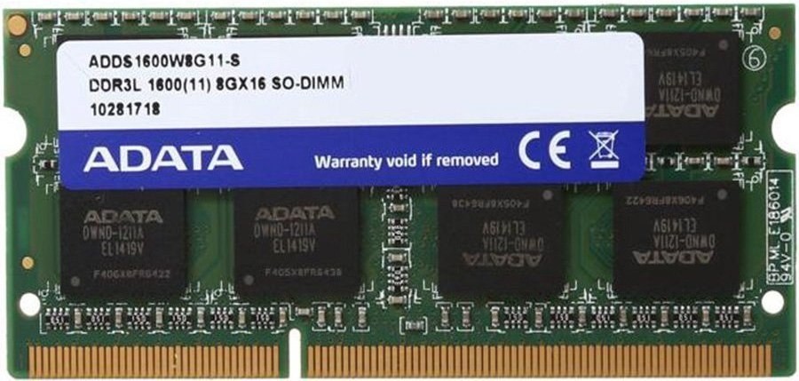 Adata DDR3L 8GB 1600MHz CL11 ADDS1600W8G11-S