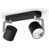 Philps 50672/30/P0 Byrl LED Spot 4,5W=800lm čierny 2200-2700K SceneSwitch