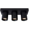 LUCIDE 09929/15/30 NIGEL stropné bodové svietidlo 3xGU10/5W čierna