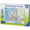 Ravensburger Mapa Európy 200 XXL dielov