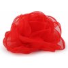 Organzový kvet ruže na našitie a nalepenie Ø8 cm - 1 ks 5 červená