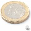 SOLLAU Neodymový magnet valec D 3x1.5 mm, Neodym, N42, ponikelovaný