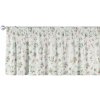 Dekoria Krátky záves na riasiacej páske, malé kvety na svetlom pozadí, 390 x 40 cm, Londres, 122-02