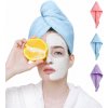 KONO 3 ks turban - uterák na vysušenie vlasov z mikrovlákna - 3 farby