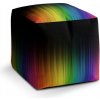 Sablio Taburet Dúhová žiara - 60x60x60 cm