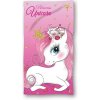 FARO Osuška Jednorožec Princess Bavlna Froté, 70/140 cm