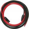 TIPA 04290274 Solární kabel 6mm2, červený+černý s konektory MC4, 2m