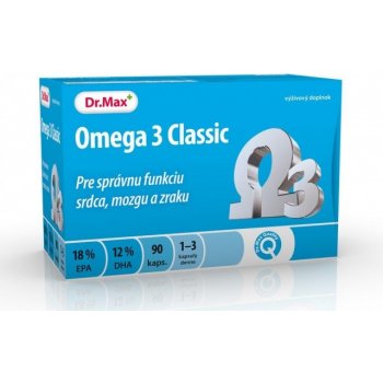 Dr.Max Omega 3 Classic 90 kapsúl od 7,39 € - Heureka.sk